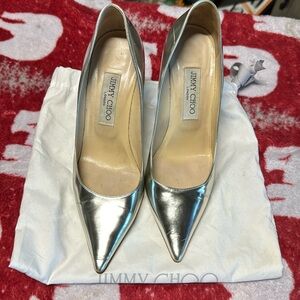 Jimmy Choo Silver pumps